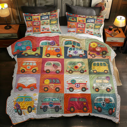 Camper Van WJ1106023CL Quilted Bedding Set