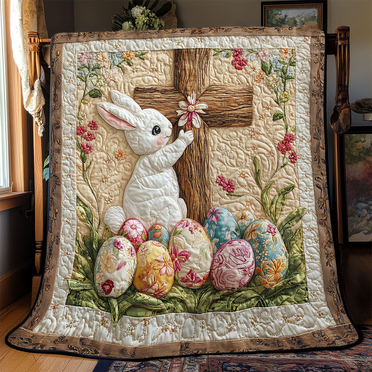 Easter Blessing WJ1302009CL Quilt Blanket