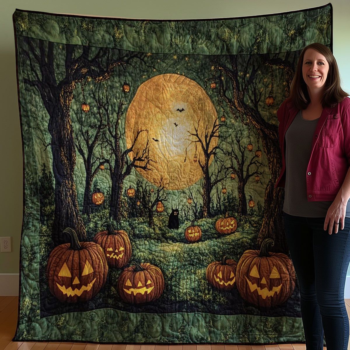 Halloween WJ0608019CL Quilt Blanket