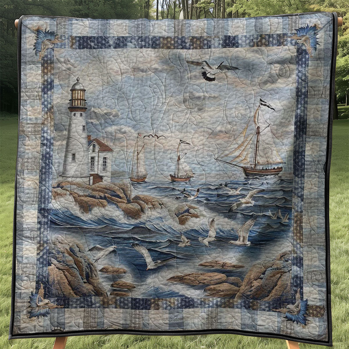 Lighthouse WJ2407023CL Quilt Blanket