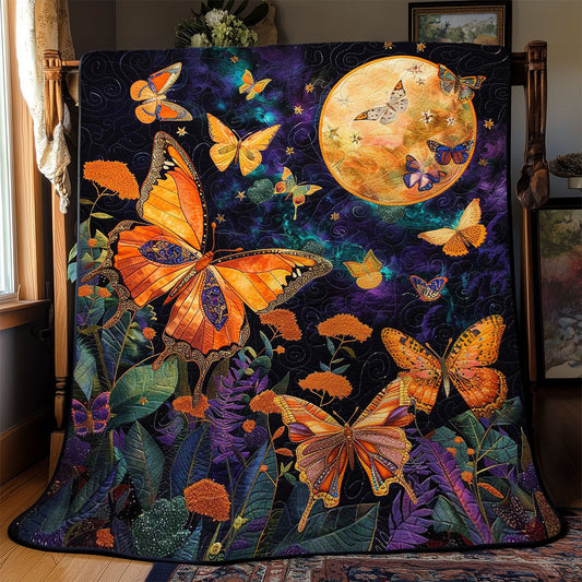 Majestic Butterfly Night WJ2208013CL Quilt Blanket