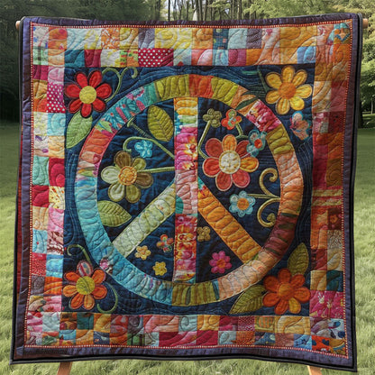 Trippy Hippie Sign WJ2707030CL Quilt Blanket