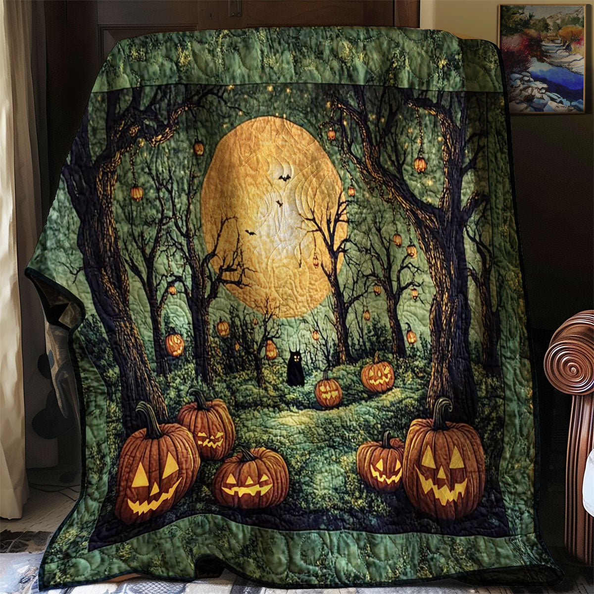 Halloween WJ0608019CL Quilt Blanket