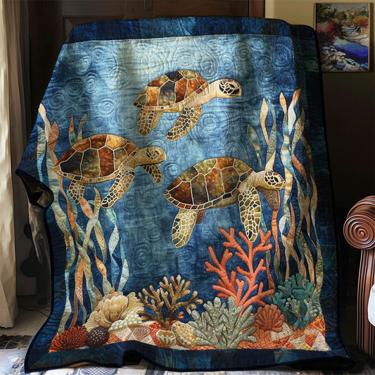 Turtle WJ2407037CL Quilt Blanket