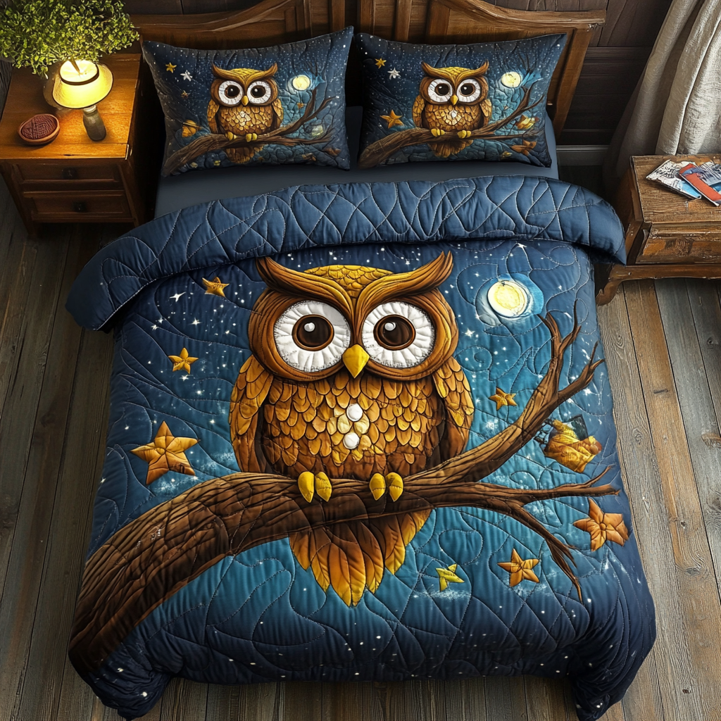 Moon And Star XR2002016CL Quilted Bedding Set