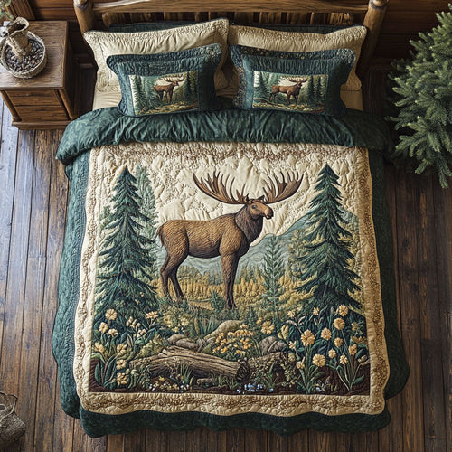 Moose WX2802147CL Quilted Bedding Set