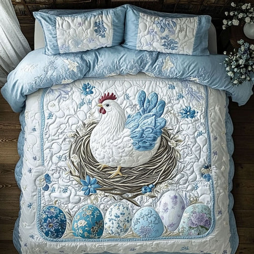 Mystic Chicken WX0803179CL Quilted Bedding Set
