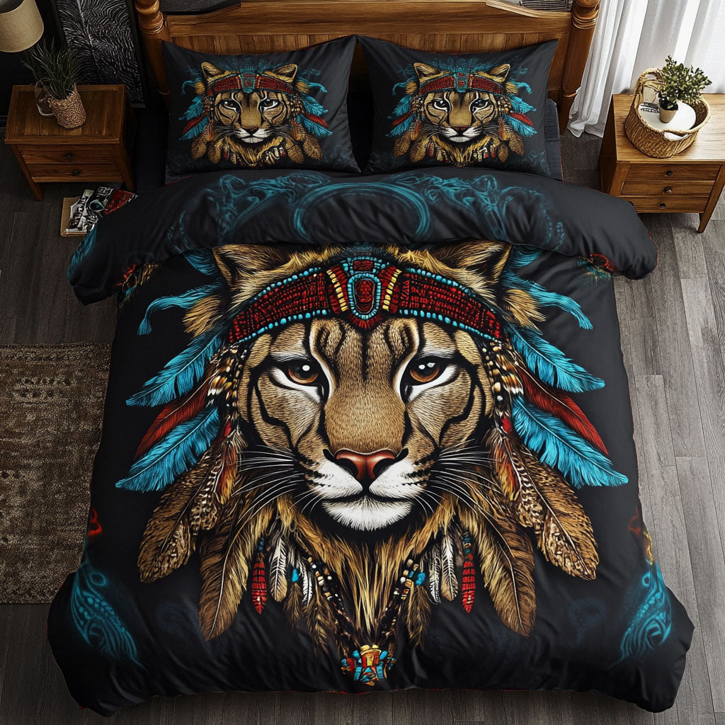 Mystic Cougar WX0703031CL Quilted Bedding Set
