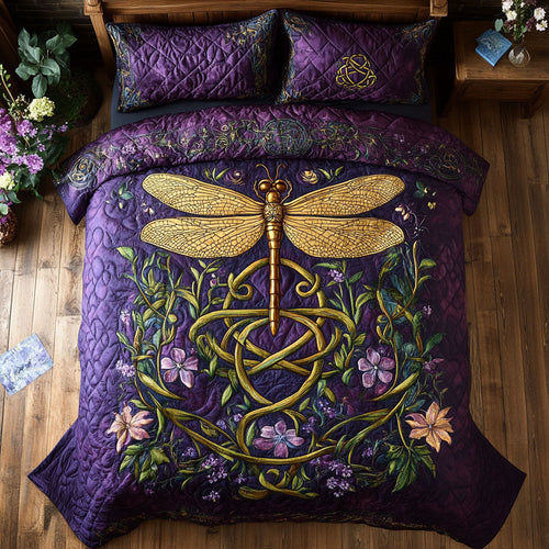 Mystic Dragonfly Dreams WX0303034CL Quilted Bedding Set