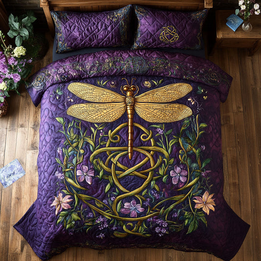 Mystic Dragonfly Dreams WX0303034CL Quilted Bedding Set