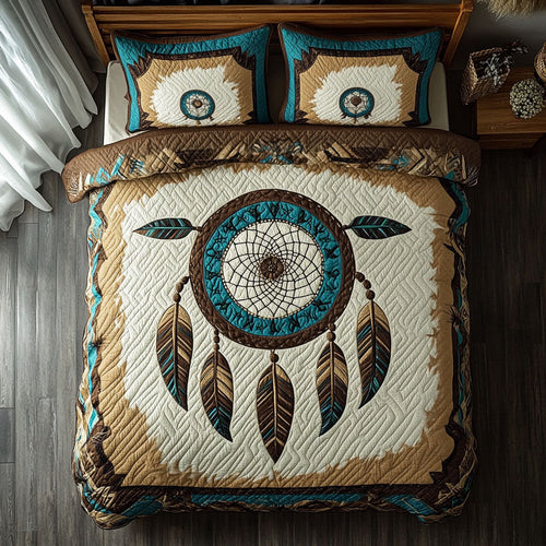 Native American Dreamcatcher WX0603058CL Quilted Bedding Set