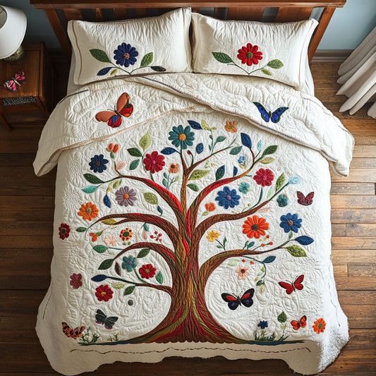Nature’s Embrace WX0603059CL Quilted Bedding Set