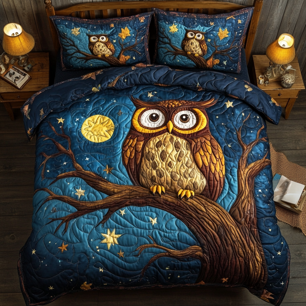 Night Owl XR2002015CL Quilted Bedding Set