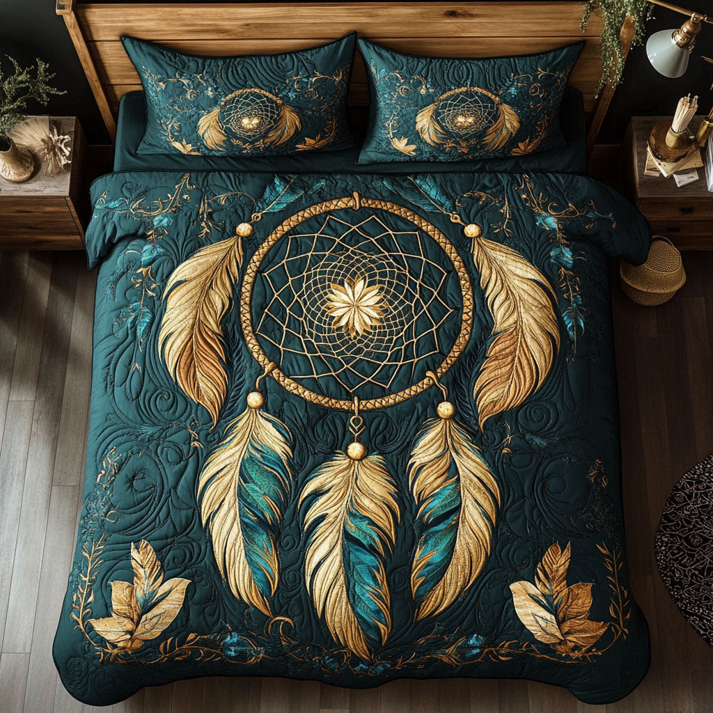 Nightfall Dreamcatcher WX0603060CL Quilted Bedding Set