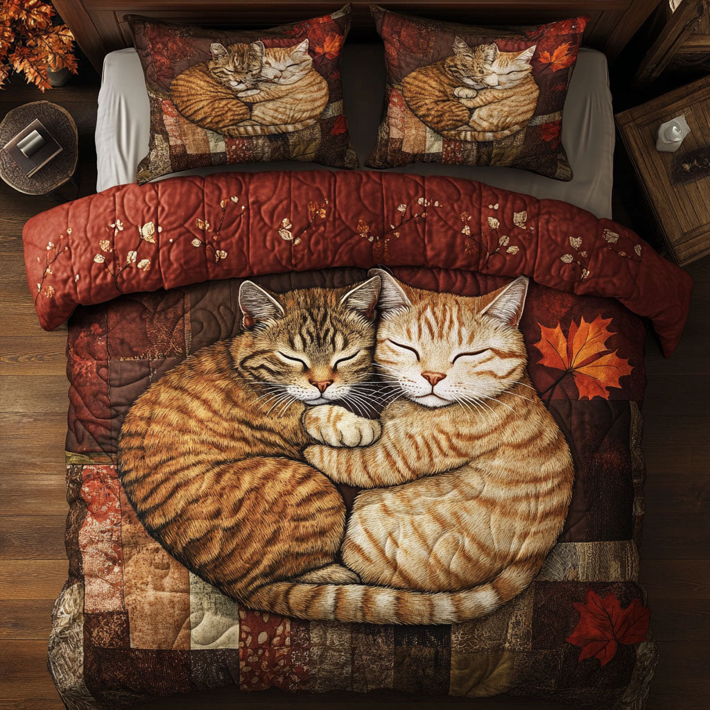 Patchwork Cat WX0303038CL Quilted Bedding Set