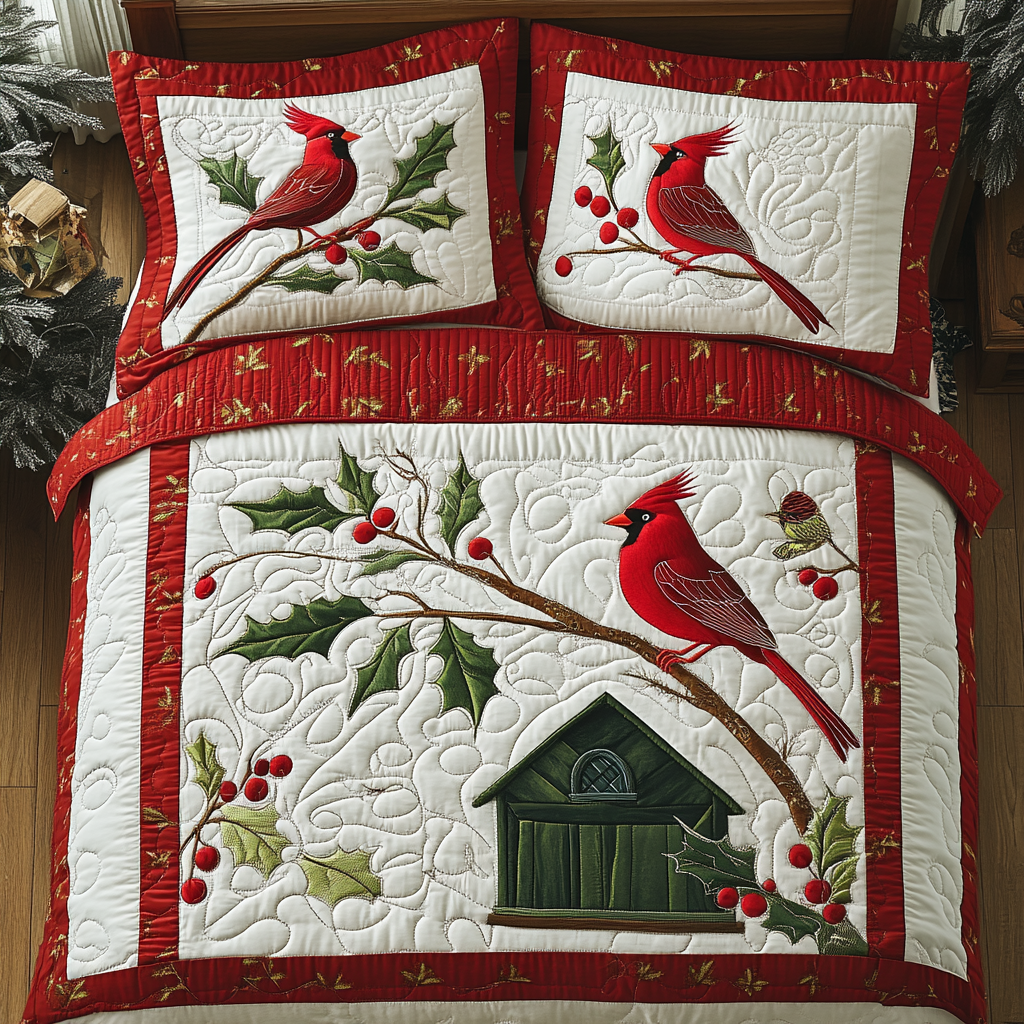 Red Wings XR2002014CL Quilted Bedding Set