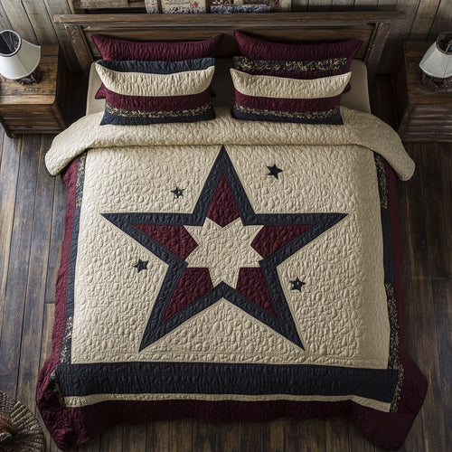 Rustic Star WX0303043CL Quilted Bedding Set
