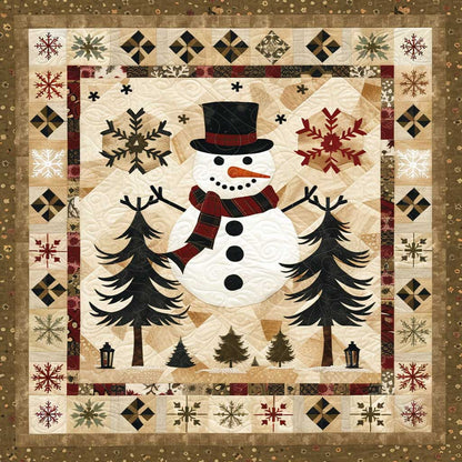 Snowman WJ1107017CL Quilt Blanket