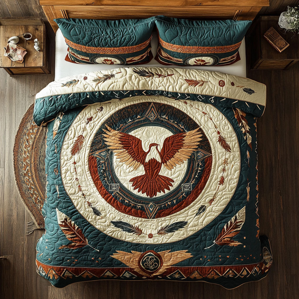 Spirit Bird WX0403046CL Quilted Bedding Set