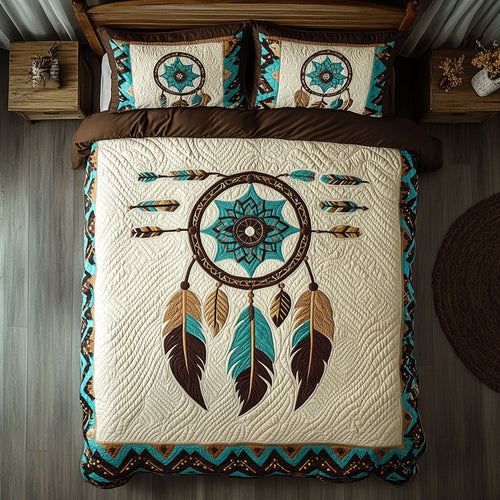 Spirit Dreamcatcher WX0603068CL Quilted Bedding Set