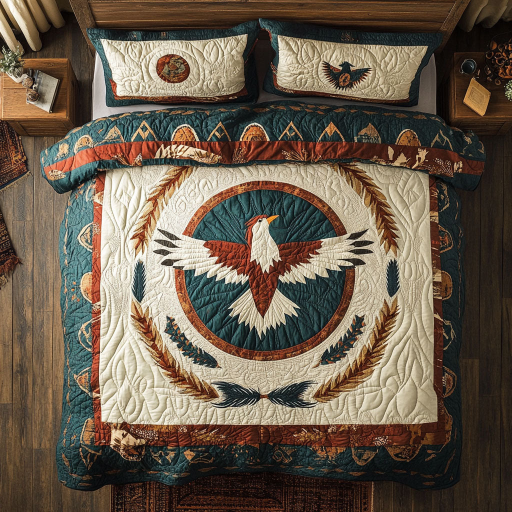 Spirit Soar WX0403047CL Quilted Bedding Set