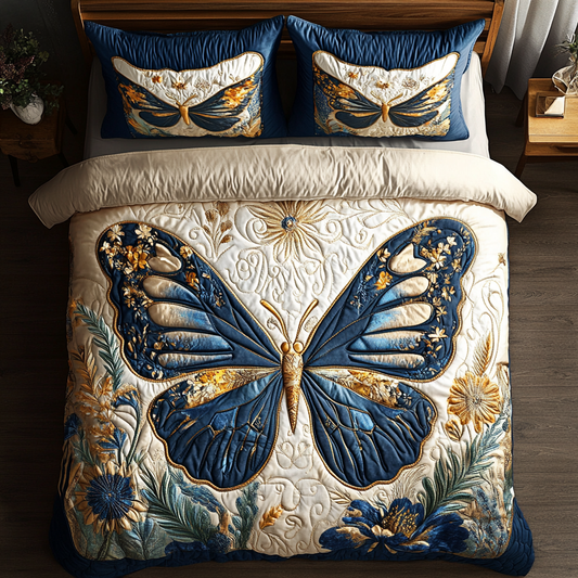 Spring Butterfly XR2002019CL Quilted Bedding Set