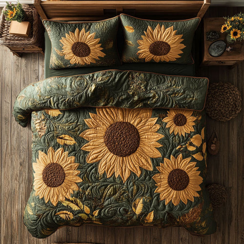 Sunflower WX0303047CL Quilted Bedding Set