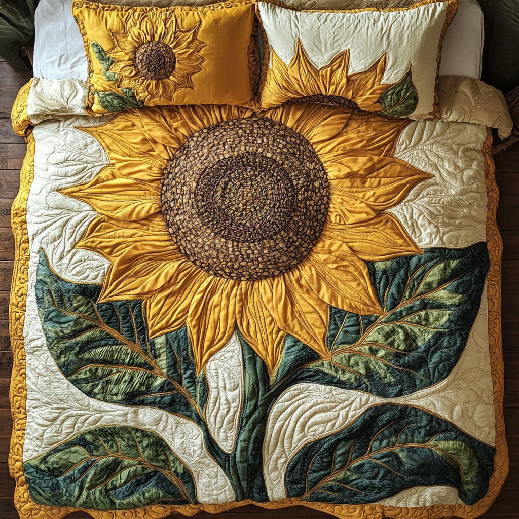 Sunflower WX1303101CL Quilted Bedding Set