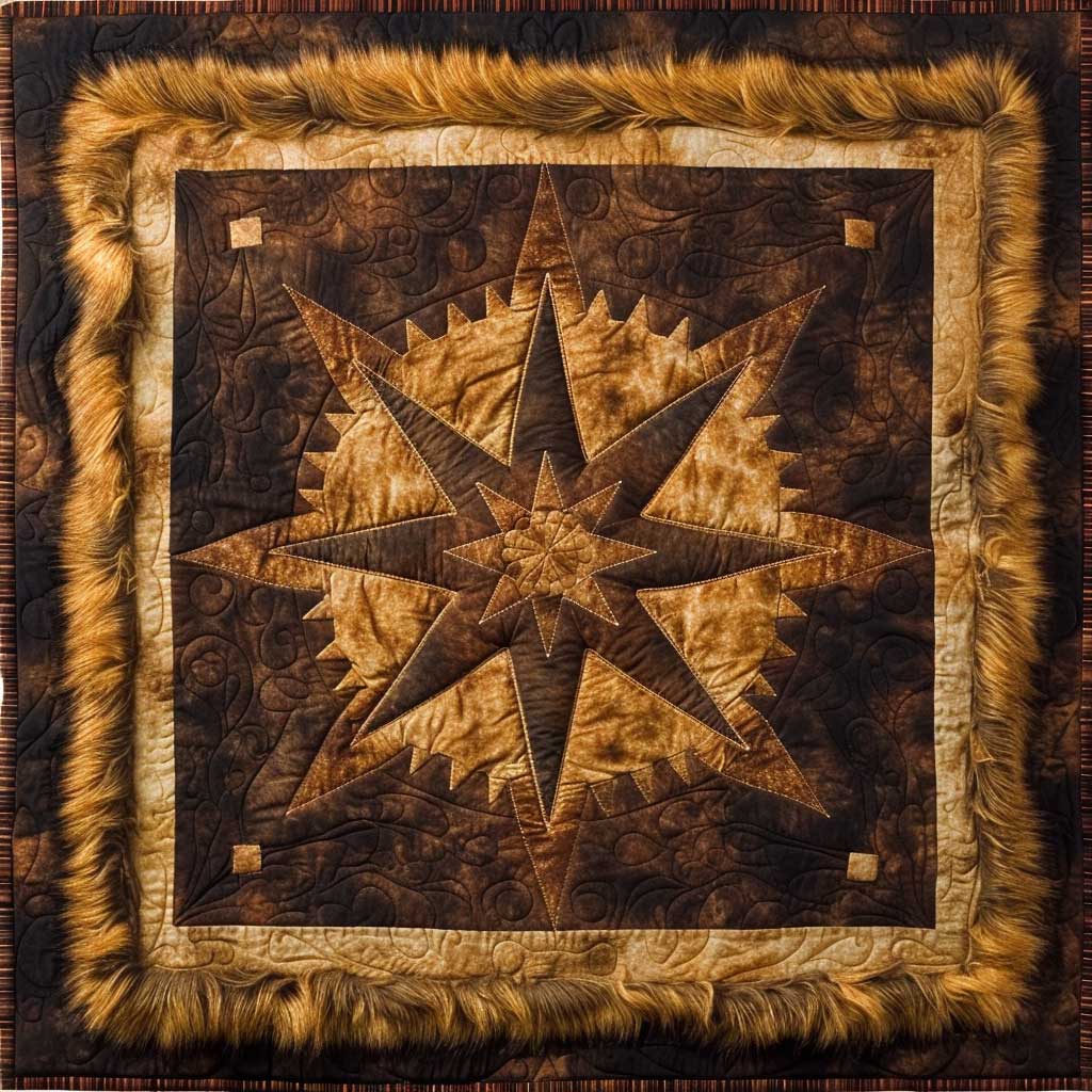 Cowboy Texas Star WJ1007019CL Quilt Blanket