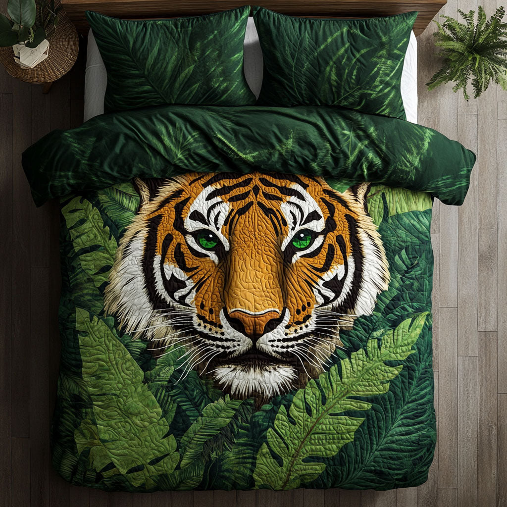 Tiger Forest WX0803182CL Quilted Bedding Set
