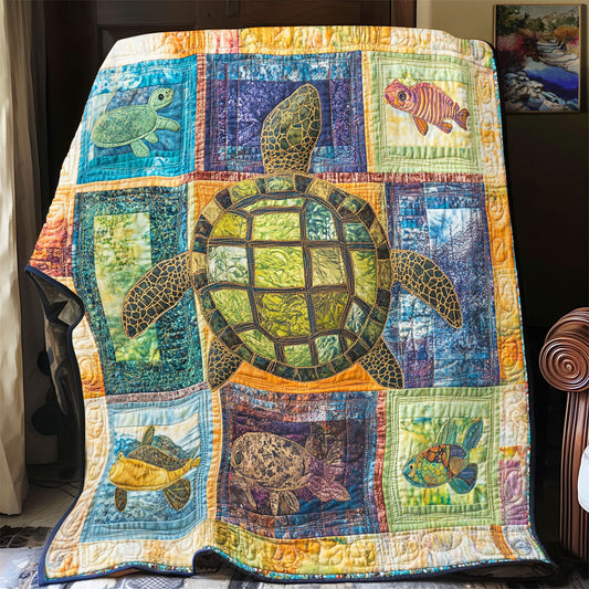 Turtle WX0603117CL Quilt Blanket