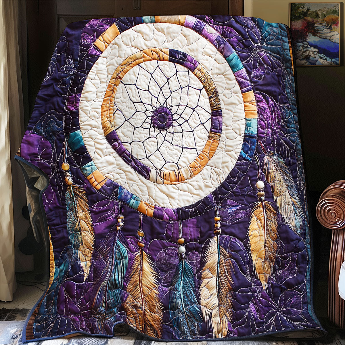 Twilight Dreamcatcher WX0803074CL Quilt Blanket