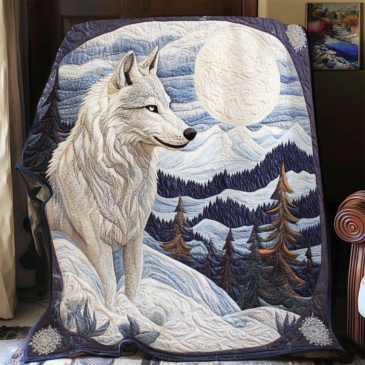 Twilight Wolf WX0803076CL Quilt Blanket
