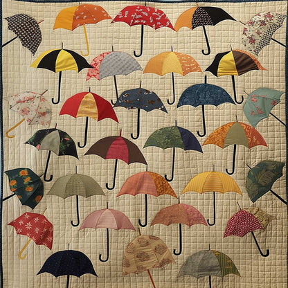 Umbrellas WJ0207016CL Quilt Blanket