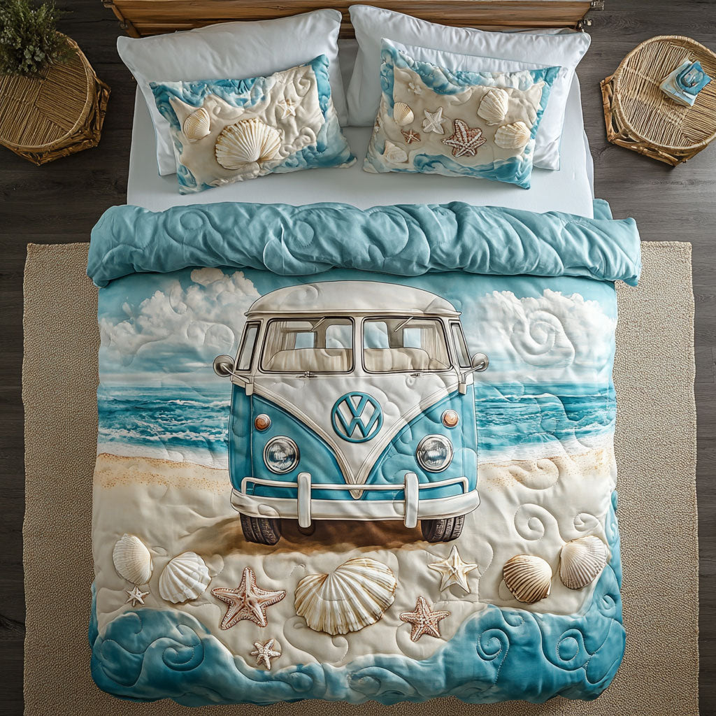 Van Beach WX0303052CL Quilted Bedding Set