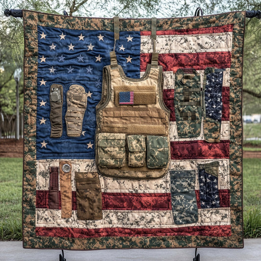 Veteran Life WU2612073CL Quilt Blanket