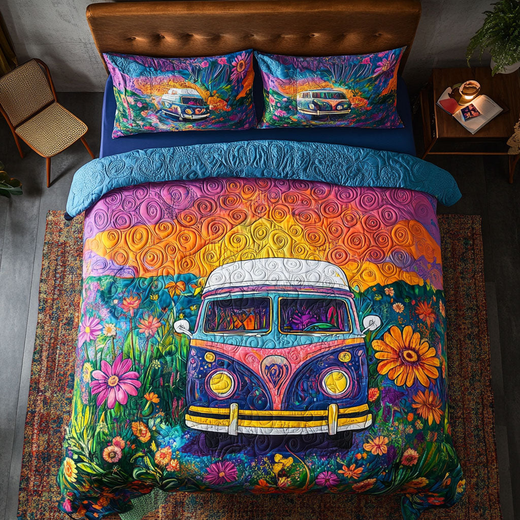 Vibrant Van WX2802167CL Quilted Bedding Set