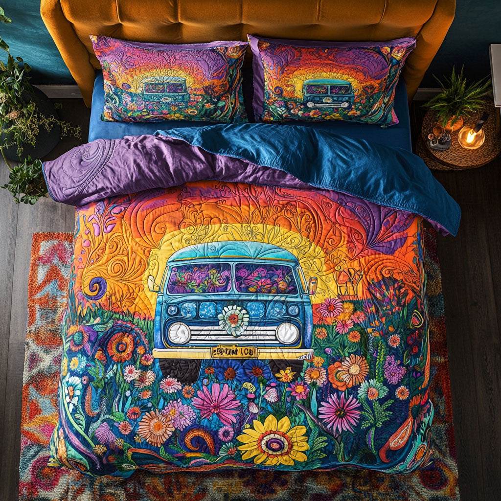 Vibrant Van WX2802168CL Quilted Bedding Set