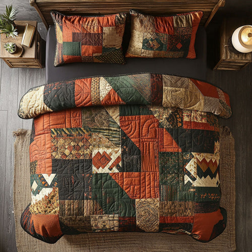 Vintage Patchwork WX0303053CL Quilted Bedding Set