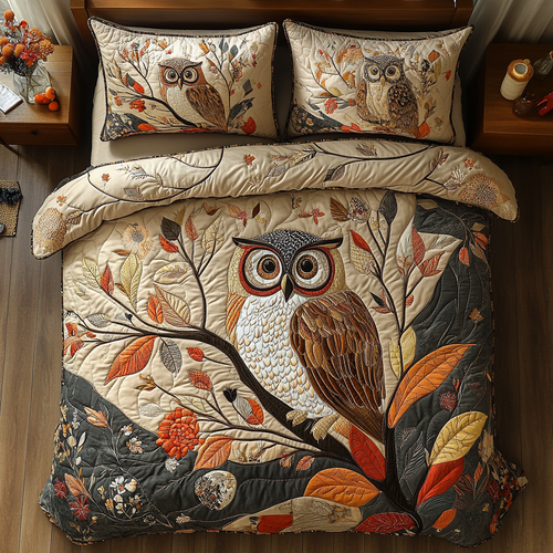 Wild Owl XR2002001CL Quilted Bedding Set