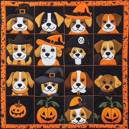Witch Beagles Love Halloween XR1908015CL Quilt Blanket